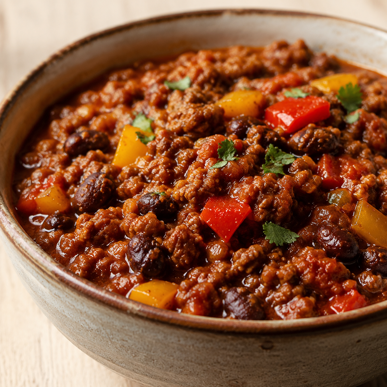 Chili de Carne Moída Apimentado